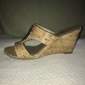 Cork wedge sandal 6.5